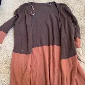 Color blocked sweater